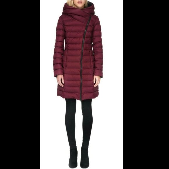 Soia Kyo Karelle Asymmetrical Down Coat 